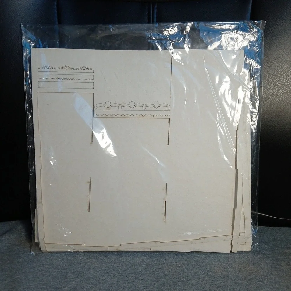 Snipart Laser Cut Design Wood Chip Board Buildings‎ 4 New Packages & Extra Parts